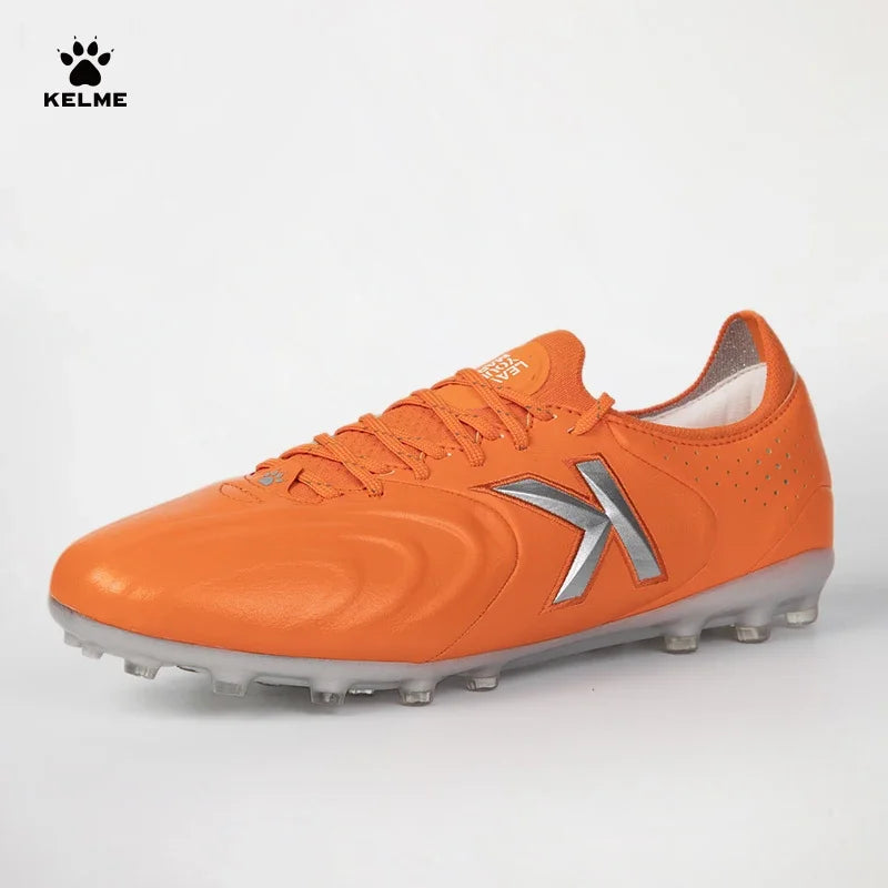 Kelme Kangaroo Leather MG Soccer Shoes Professional Match Sports Football Shoes Outdoor Anti-Slip Football Boots