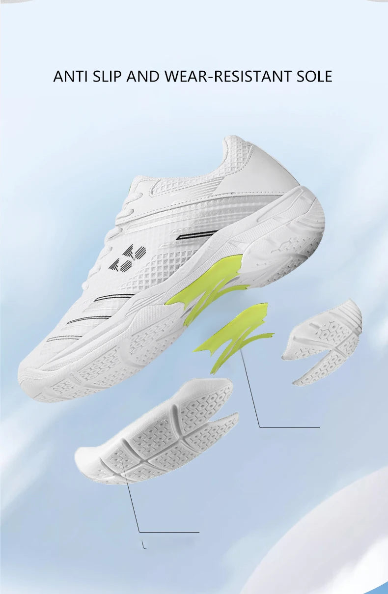 Professionelle Badminton-Schuhe, Sneaker, atmungsaktive, rutschfeste Tennis- und Sportschuhe für Herren und Damen, Trainingssneaker