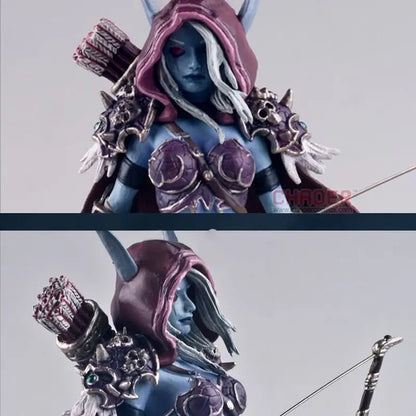 Sylvanas Windrunner World Of Warcraft Action Figures The Queen of the Undead Handmade Model Collection Ornaments Kid Gifts Toys
