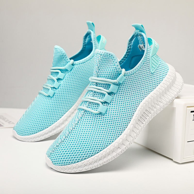 Breathable Men's Running Shoes Fashion Platform Men Casual Shoes Lightweight Women Vulcanized Shoes Flexible Anti-slip Sneakers