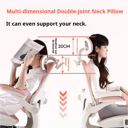 Massage Ergonomic Rattan Chair Folding Chaises De Bureau Sihoo Leather Office Chair With Chairs for Living Room Weightless Desk