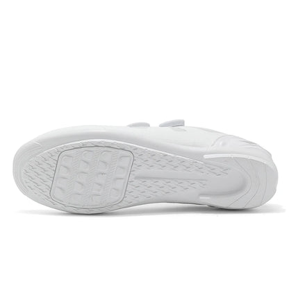 Zapatillas de ciclismo de montaña para hombre sin cierre, sin calas, para bicicleta de carretera RB Speed; zapatillas de ciclismo sin calas, tipo sneaker, para pedales planos MTB, mujer