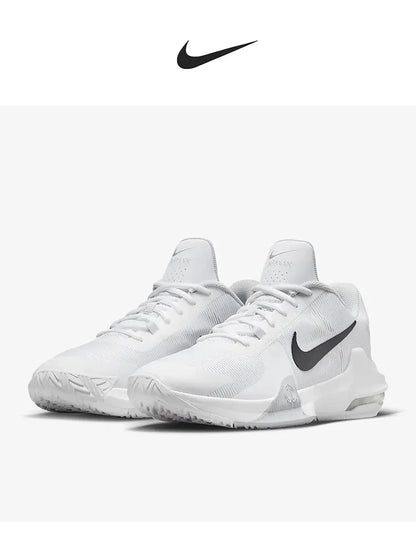 Zapatillas de baloncesto acolchadas para hombre Nike Official Genuine Air Max Impact 4 DM1124-100