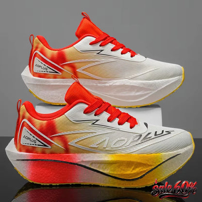 Zapatillas de running con cámara de aire 2026, placa de carbono para maratón, deportivas para hombre, transpirables y ligeras, zapatillas antideslizantes para mujer