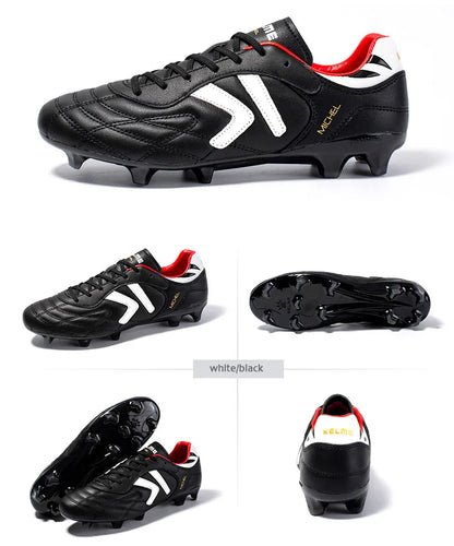 KELME FG nogometne kopačke Originalne tenisice od goveđe kože za muškarce Profesionalne za travu Protuklizne sportske trenažne nogometne kopačke ZX80011018