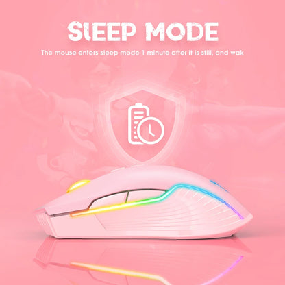 Lenovo CW905 Wireless Gaming Mouse Levels Adjustable 5 levels 3600 DPI Buttons RGB Lighting Modes Ergonomic Mice For PC Gamer