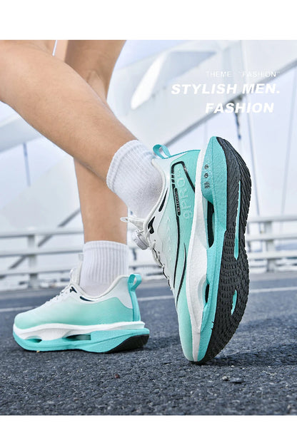 Running Shoes Carbon Board Speciality Marathon Men Sports Breathable Lightweight Women's Comfortable Athletic Nonskid Sneakers