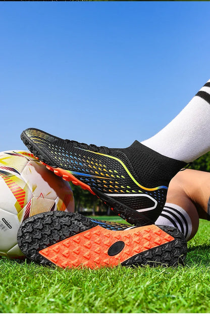 Men's Football Field Boots Ultralight Turf Indoor Society Training Soccer Shoes Cleats for Kids Sneakers TF/FG Football Shoes