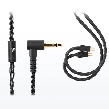 Auricolari cablati ibridi Truthear HEXA 1DD+3BA – Monitor in-ear IEM ad alta fedeltà con cavo placcato argento 0.78 2Pin