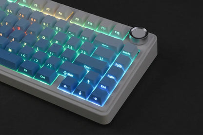 AULA F75 Pro Teclado mecánico gaming inalámbrico con montaje gasket, RGB personalizable, distribución 75% y teclas PBT con grabado lateral