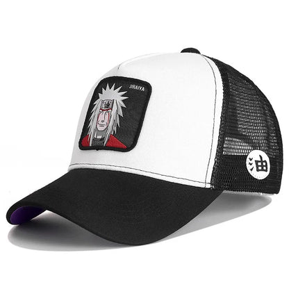 High Quality Naruto Snapback Baseball Cap Uchiha Itachi Anime Styles Cap Men Women Hip Hop Dad Adjustable Mesh Hat Trucker Hat