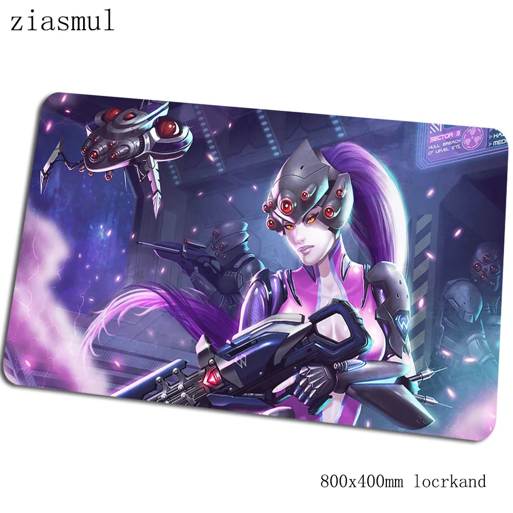Tapete de rato Overwatch 800x400x3mm — bestseller, tapete gaming grande para rato e teclado, acessórios gaming para PC gamer