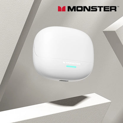 Auricolari wireless Bluetooth 5.4 Monster MQT52 a lunga autonomia, cuffie gaming dual mode con audio stereo HiFi e microfono