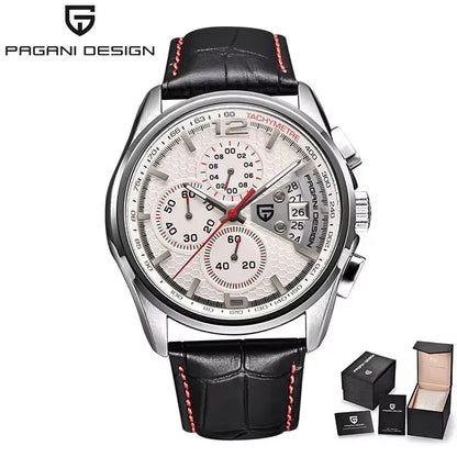 Top luxury brand PAGANI DESIGN Men's watches fashion sport wristwatch male quartz chornograph men waterproof clock Reloj hombres