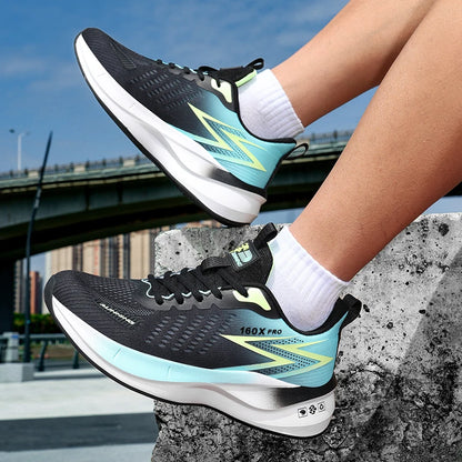 Running Shoes Speciality Marathon Men Sports Breathable Lightweight Carbon Board Women's Comfortable Athletic Nonskid Sneakers