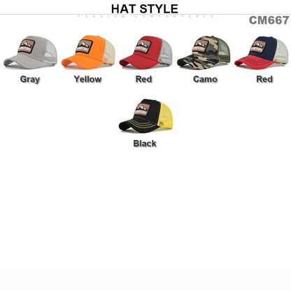 Letter Mesh Breathable Hat Women Men Embroidery Blocking Baseball Cap Sunshade Outdoor Sports Cycling Travel Sun Hat Dad Hat