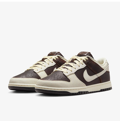 Nike Authentic Dunk Low da uomo, sneakers resistenti in pelle classica traspirante IH7333-200