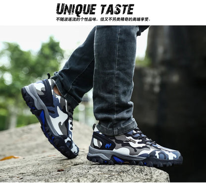 Casual Shoes Men Summer Outdoor Sneakers Women’s Footwear Trainer Waterproof Camouflage Army Shoe Male Military Shoes Tennis Jeans