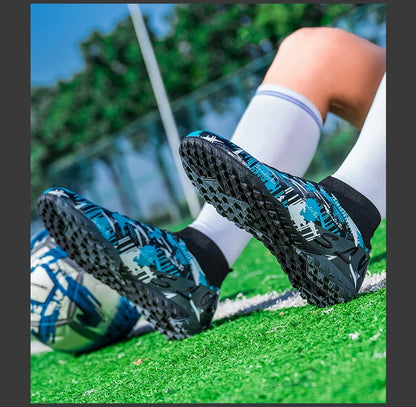 Tamanho 34-46 - Chuteiras de futebol para homem FG/TF, futsal, profissionais, unissexo, infantis, de treino, para exterior, para rapazes, ténis de futebol