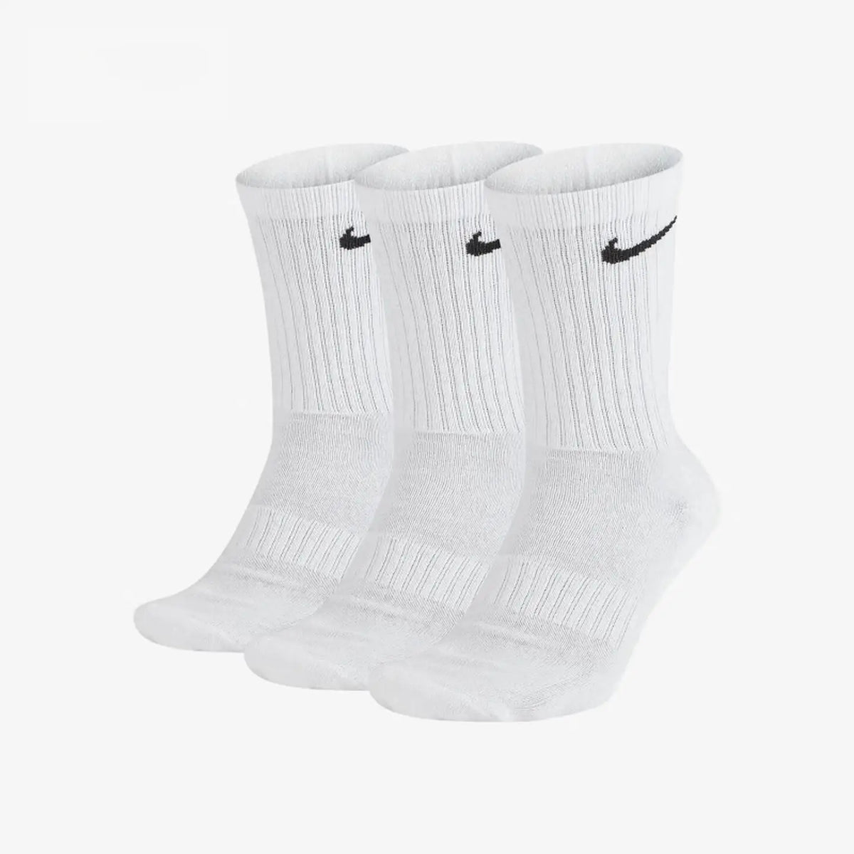 Meias Nike Meias grossas de basquetebol da Nike Meias desportivas compridas com tecnologia Dri-FIT para respirabilidade, embalagem de 3 pares SX7667-100