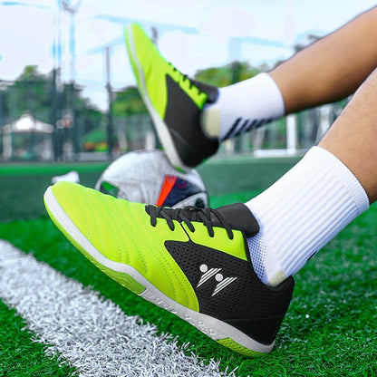 High-Quality New Men's Football Boots Grass High-Top Futsal Sneakers Soccer Shoes Non-Slip Match Indoor Hot-Selling Outdoor Sports