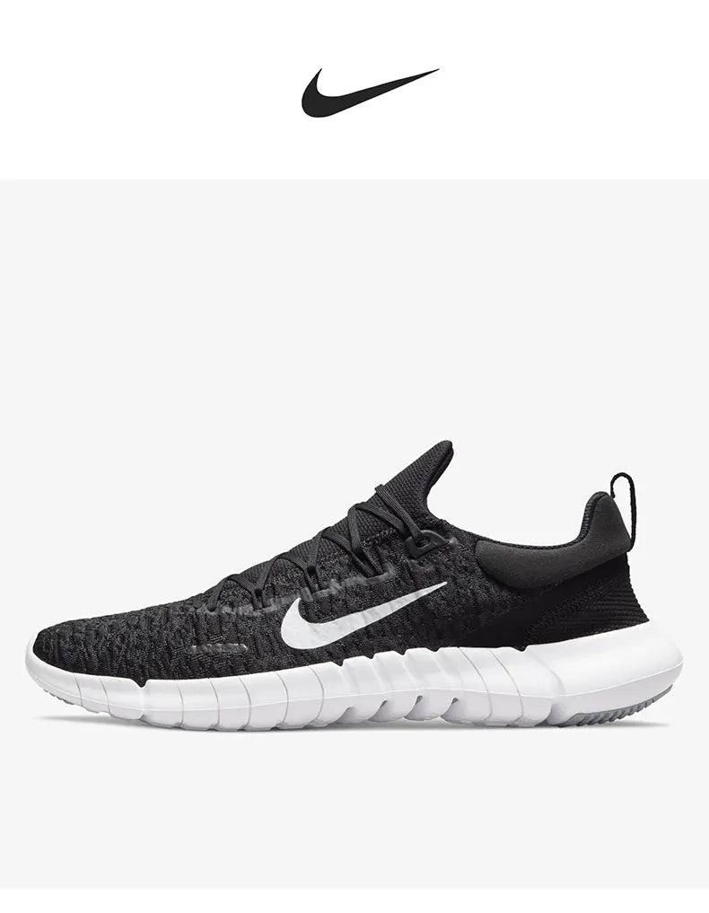 Nike, scarpe da corsa autentiche della stagione in corso, modello Free RN 5.0 in stile barefoot, codice CZ1884-001