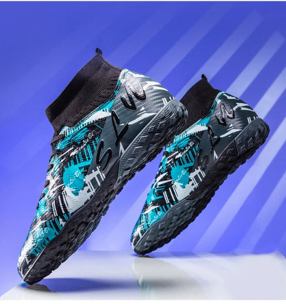 Tamanho 34-46 - Chuteiras de futebol para homem FG/TF, futsal, profissionais, unissexo, infantis, de treino, para exterior, para rapazes, ténis de futebol
