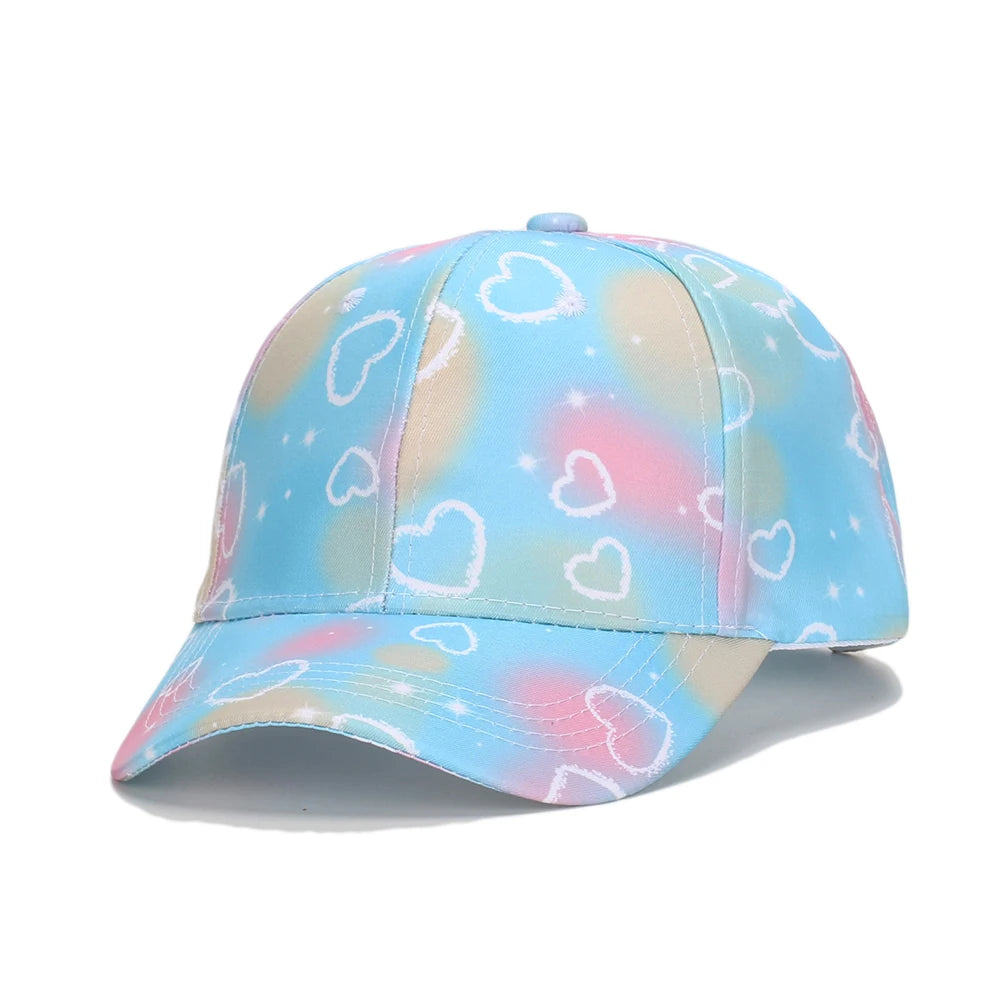 Hot Cartoon Print Child 54cm Head Circumference Baseball Caps for Boy Girl Under 10 Years Old Dazzling Lovely Snapback Hats BK31
