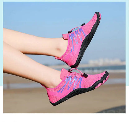 EOCENE men and women barefoot outdoor sports aqua shoes, quick-dry beach swimming fitness wading hiking cycling water sneakers