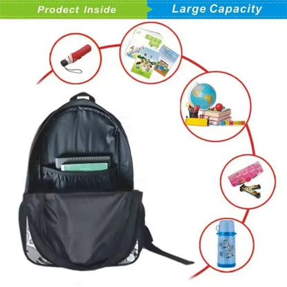 Zaino da scuola per bambini Hot Game con borsa pranzo e astuccio, grande capacità, design F-FortniteS, per ragazzi e ragazze, regalo ideale