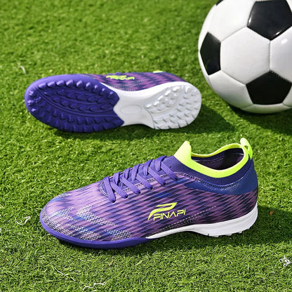 Nuove scarpe da calcio da uomo di alta qualità, tacchetti da partita per indoor, scarpe da calcio outdoor best seller per erba, futsal alte antiscivolo