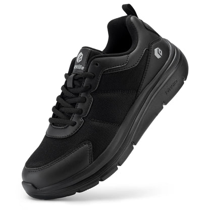 Scarpe da camminata FitVille da uomo, larghezza ampia, massima ammortizzazione, sneakers sportive leggere per alleviare il dolore da fascite plantare