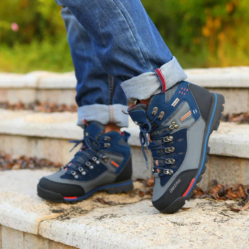 Scarpe da trekking uomo outdoor, sneaker da montagna per arrampicata, stivali da neve casual alla moda di alta qualità per uomo