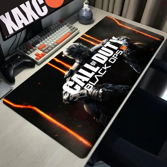 Call of Duty Game Large Mouse Pad PC Gaming Accessories Desktop Extended Table Mat XL Laptop Office Rubber Carpet Soft Mausepad