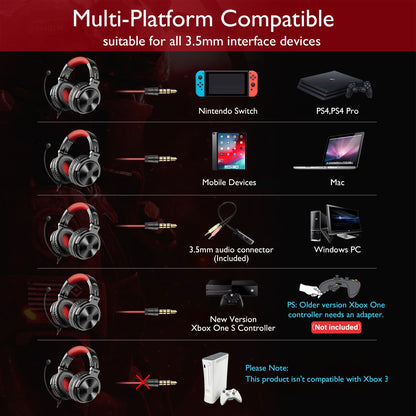 Auriculares gaming inalámbricos OneOdio Pro-M Bluetooth 5.2 HiFi estéreo con micrófono, 110H de autonomía, graves profundos y diseño plegable circumaural