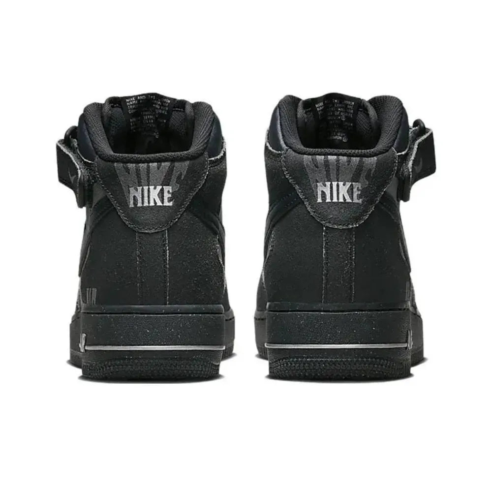 Nike Air Force 1 Mid Top Unisex Classic Sneakers, Cushioned Comfort Durable Design for Casual Streetwear DQ7666-001