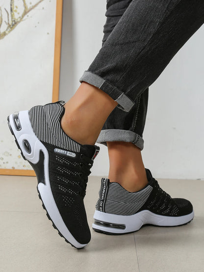 Zapatillas de hombre de moda, supertranspirables, con cordones para running - Antideslizantes, duraderas y con comodidad acolchada - Zapatillas de moda para hombre