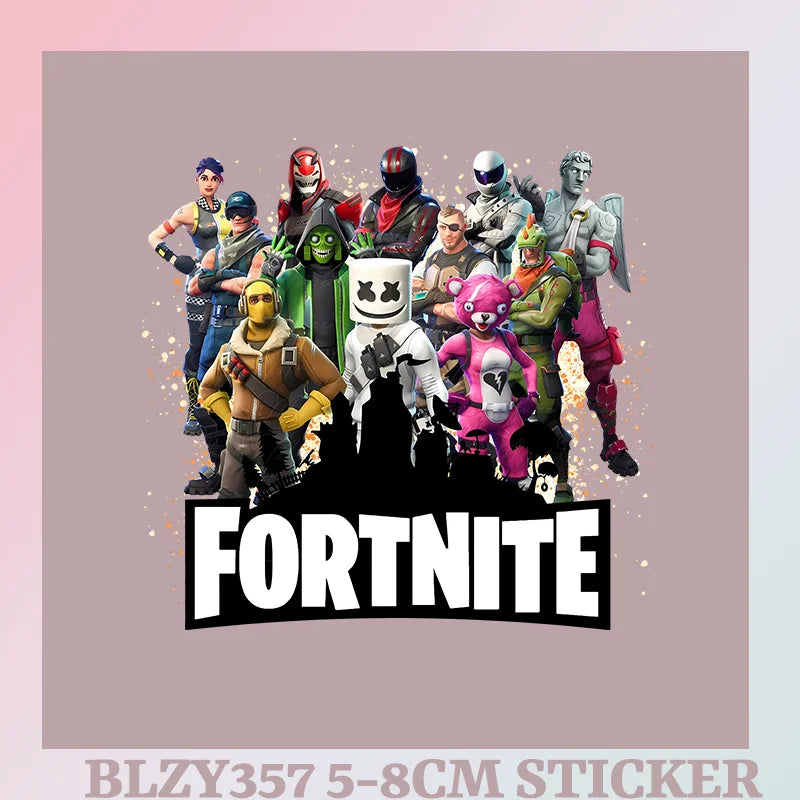 Camiseta infantil de cumpleaños Fortnite con número para niñas y niños, ropa de verano, camiseta de algodón para bebé, tops de manga corta para fiesta, regalo para niños pequeños