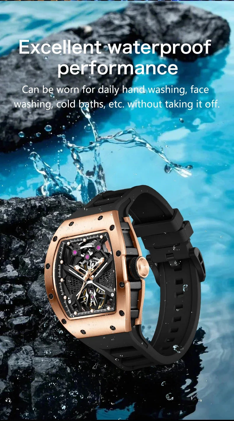 TAKE THE CHANCE Model 5 с автоматичен механизъм RMI White Label висок клас ръчен часовник колекционерски подарък за любител на часовници
