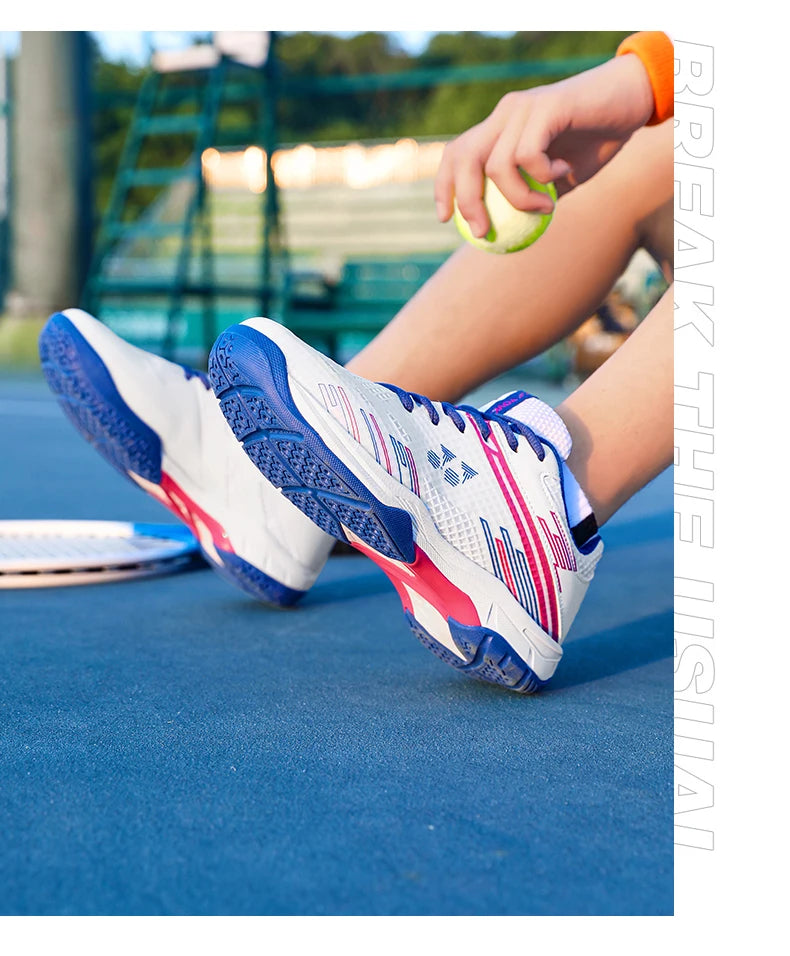Professionelle Badminton-Schuhe, Sneaker, atmungsaktive, rutschfeste Tennis- und Sportschuhe für Herren und Damen, Trainingssneaker