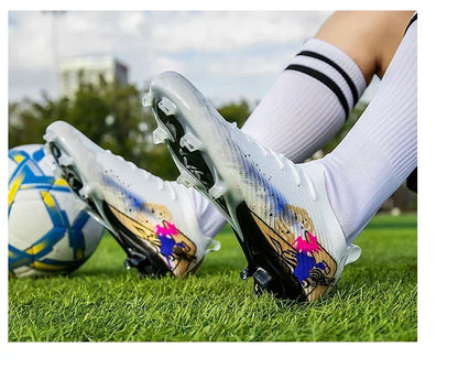 Chaussures de football pour hommes, bottes de football professionnelles originales, chaussures de terrain décontractées de haute qualité, ultra-légères, antidérapantes, pour activités de plein air.