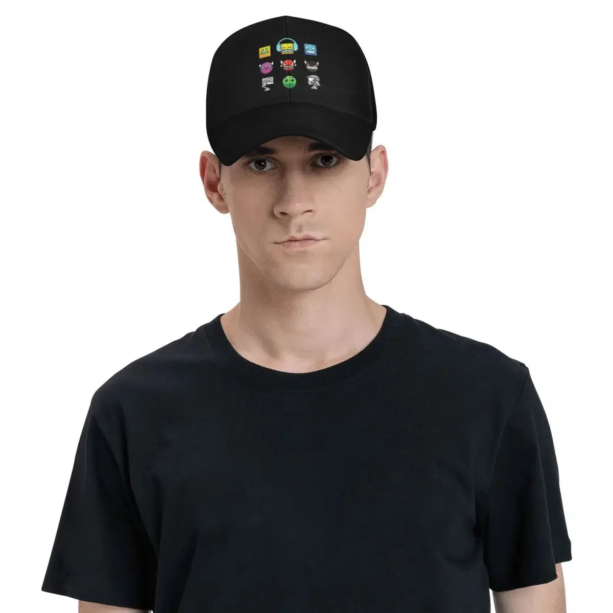 2026 Geometry Dash Baseball Cap Unique hats tactical cap Golf Cap Ladies Men's