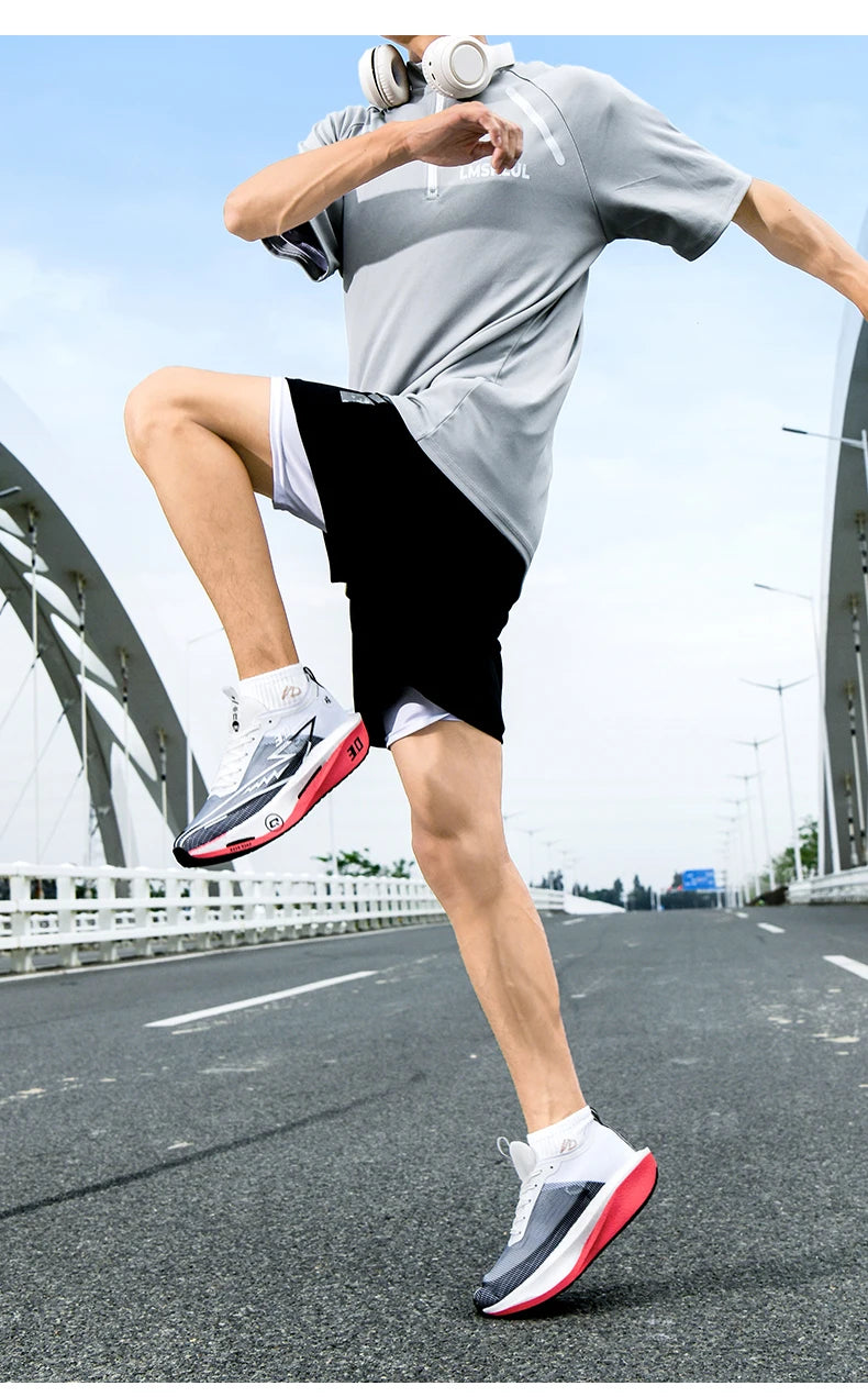 Sneakers da uomo in mesh comfort, scarpe da tennis 2025, running da uomo con piastra in carbonio 3.0, ammortizzazione per sport, allenamento e jogging