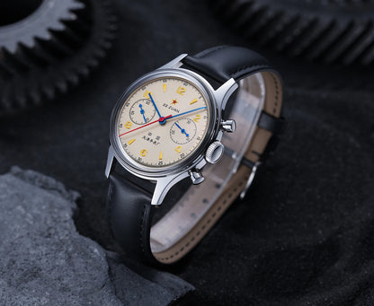 Relógio mecânico masculino Seagull 1963 International Edition Pilot Clock ST1901, cronógrafo retro de pulso, aviação da Força Aérea, novo