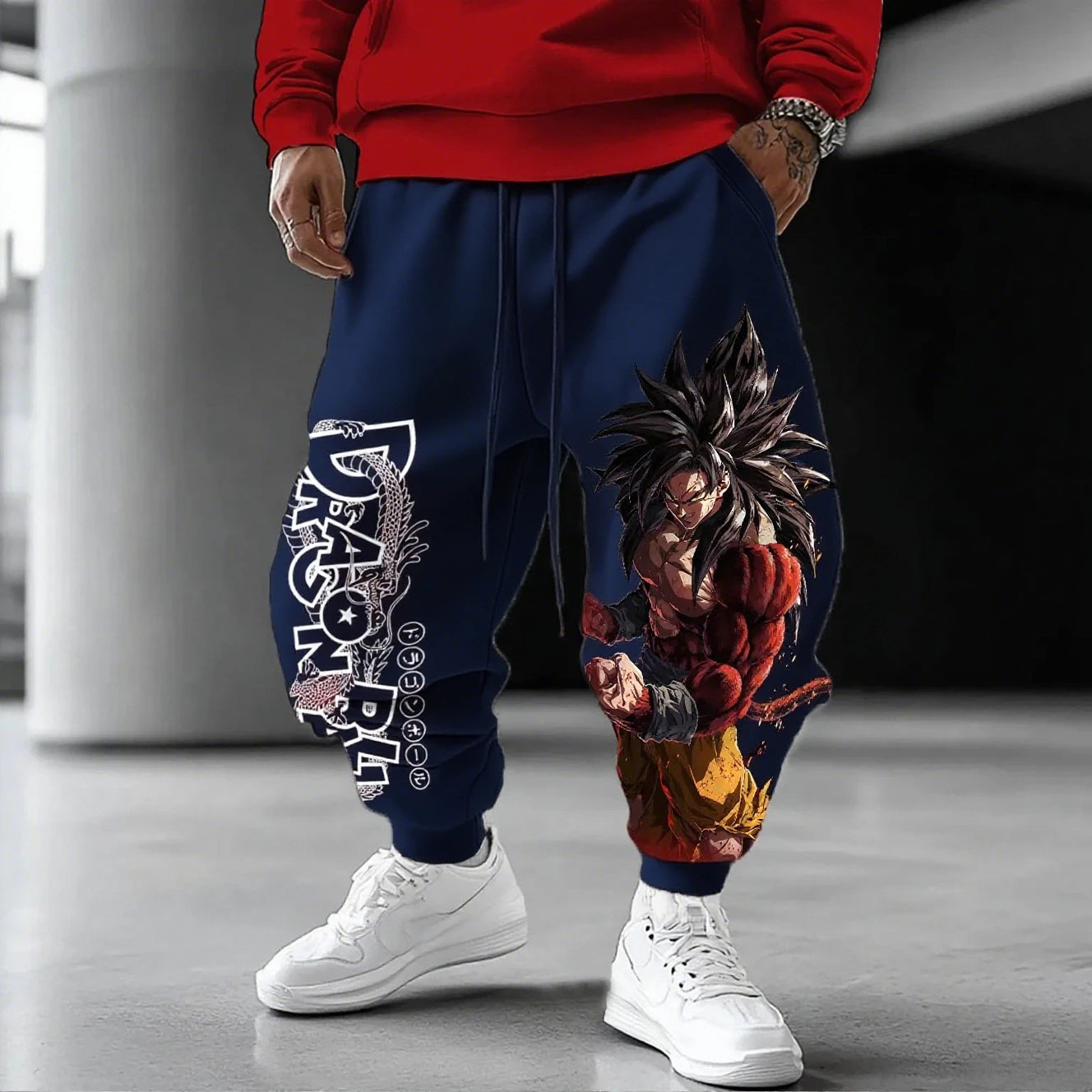 Joggers estivi 2026 Dragon Ball Goku con stampa 3D, pantaloni casual oversize ad asciugatura rapida per outdoor e hip hop, per uomo, donna e bambini, stile Y2K