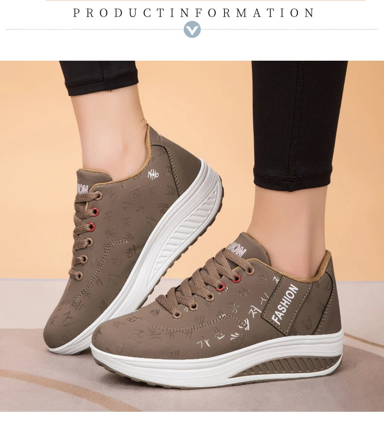 Women’s Sneakers Fashion Women’s Vulcanized Shoes High-Quality Flats Shoes for Women Walking Platform Plus Size Zapatillas Mujer