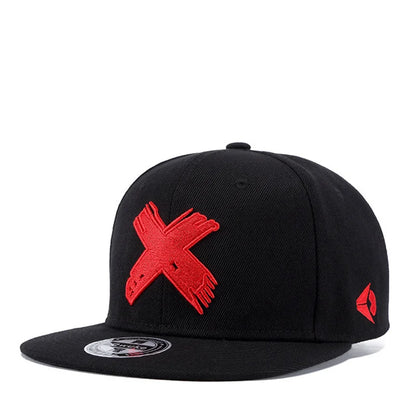 Unisex Simple Letter X Embroidery Hip-hop Hats Spring Autumn Outdoor Adjustable Casual Baseball Caps Sunscreen Hat