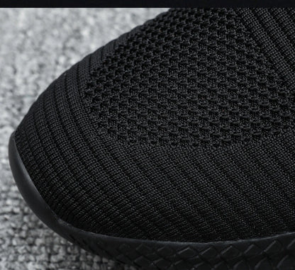 Zapatillas de moda ligeras para hombre, calzado casual transpirable con cordones, zapatos de caminar para hombre, calzado casual de verano