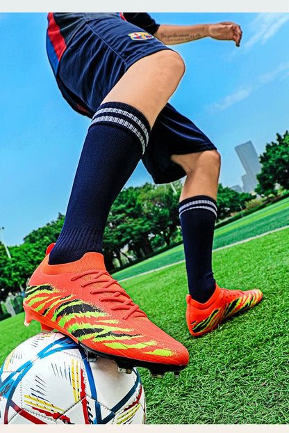 Nouveaux hommes bottes de Football Sport ultraléger antidérapant en plein air adulte crampons Match unisexe chaussures de Football confortable herbe de haute qualité