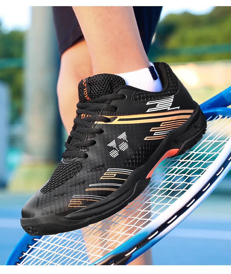 Professionelle Badminton-Schuhe, Sneaker, atmungsaktive, rutschfeste Tennis- und Sportschuhe für Herren und Damen, Trainingssneaker